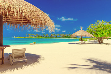 tropical beach in Maldives