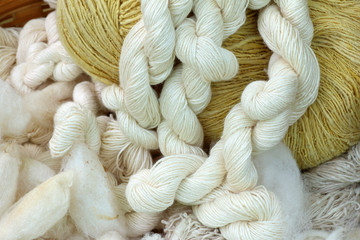 raw silk thread,Hand made of raw thread silk clothing  in the si