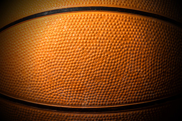 Close up Old Black and Orange Basketball © Alberto Masnovo