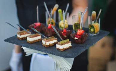 Fotobehang tray of appetizers © martina87