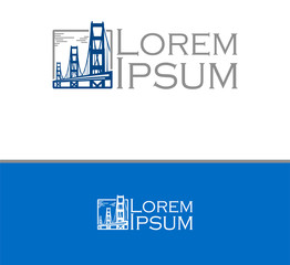 Icon for real estate, construction and insurance business