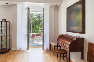 Architecture, Interior, modern apartment, wide living room