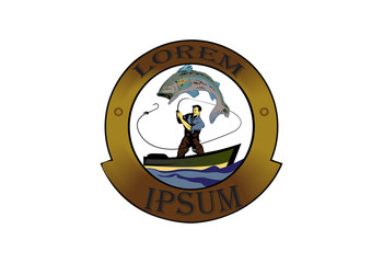 Fish and fish processing industry icon