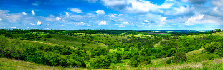 panorama green hills
