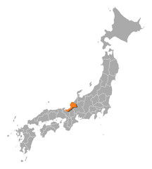 Map - Japan, Fukui