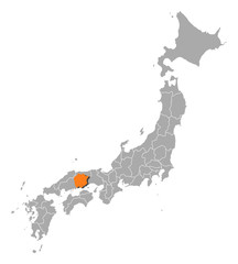 Map - Japan, Okayama
