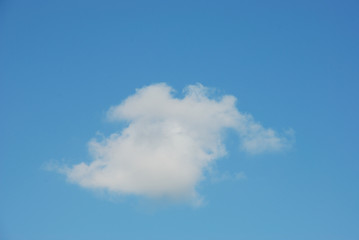 Obraz premium Blue sky with clouds