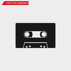 Vector audiocassette icon
