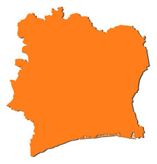 Map - Ivory Coast