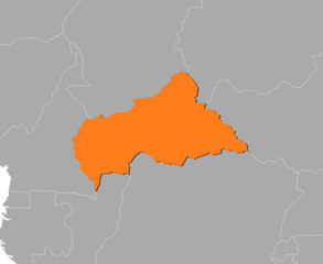 Map - Central African Republic