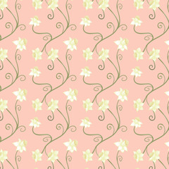 floral backgrounds set