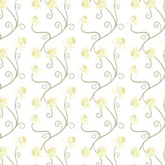 floral backgrounds set