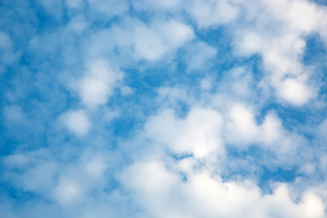 Fototapeta premium blue sky background with clouds ,blur,selective focus
