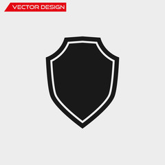 Black shield icon