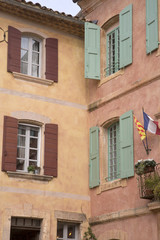 Fototapeta na wymiar Town Hall, Roussillon Village in Provence; Luberon
