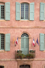 Fototapeta na wymiar Town Hall, Roussillon Village in Provence; Luberon