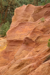 Ochres Deposits in Roussillon Village, Luberon