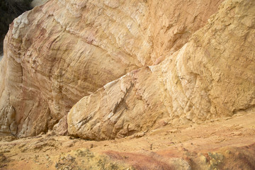 Ochres Deposits in Rustrel, Provence, Luberon