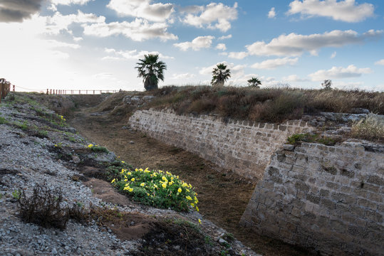 Moat in Apollonia National Park