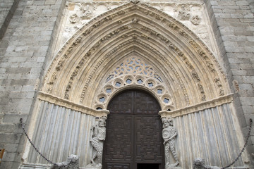 Door and Entrance of Cathedral Church; Avila