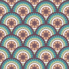 Seamless abstract geometric pattern. Seamless background. Vector Illustration