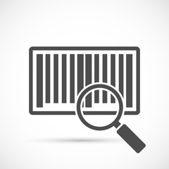 Identification barcode icon