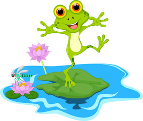 cartoon frog
