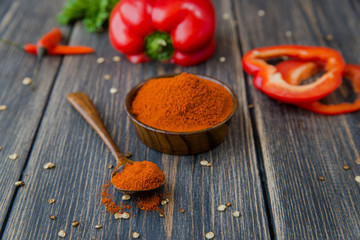 Assorted colorful varieties of sweet peppers