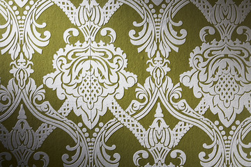 grüne retro Tapete mit Struktur