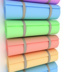 karemats. 3D illustration