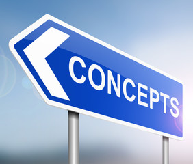 Obraz premium Concept word sign.