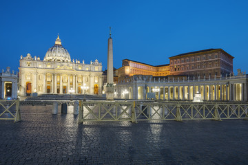 Fototapeta na wymiar Vatican, Rome, St. Peter's Basilica