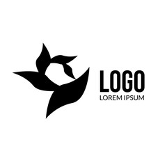 Abstract vector beauty spa salon logo. Abstract logo concept