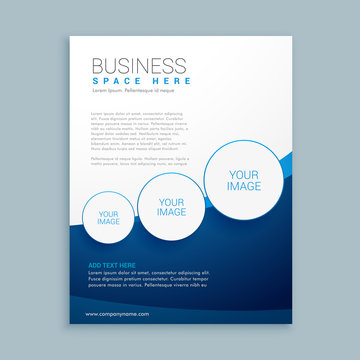 company business brochure page design