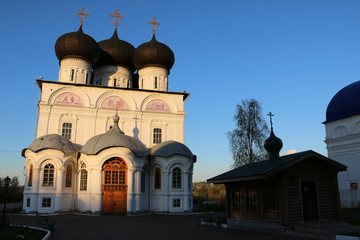 Fototapeta na wymiar Trifonov monastery in Kirov city in Russia