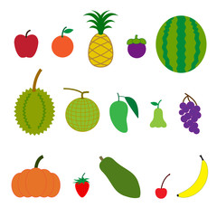 Fruit Cartoon Style