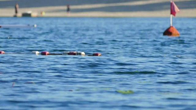 Rower at Lake Jarun in Zagreb, spring 2016.
