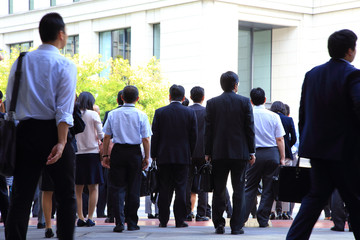 Japanese business people