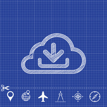 cloud outline dounload