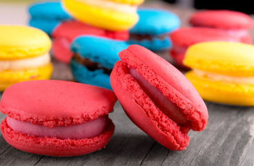 Colorful macaroons