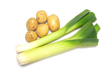 Potatoes and Leeks