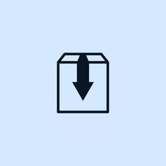 cargo box icon