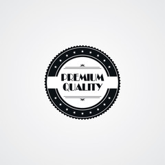 premium quality badge label