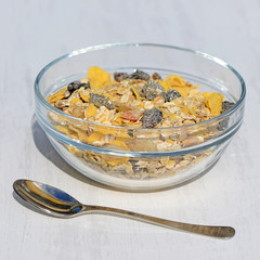 Home-made breakfast muesli
