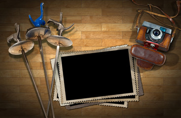 Fencing - Old Camera and Photo Frames