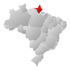Map - Brazil, Amapá