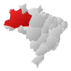 Map - Brazil, Amazonas