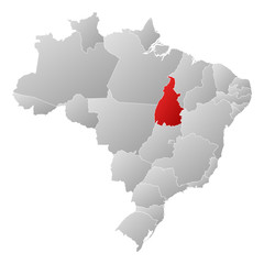 Map - Brazil, Tocantins