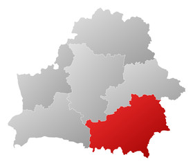 Map - Belarus, Homiel