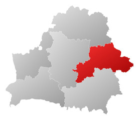Map - Belarus, Mogilev